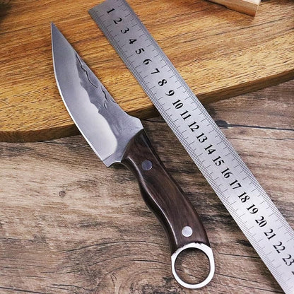 Meat Cleaver Knife, Forged Boning Knife Butcher Knife Stainless Steel Kitchen Knife Meat Cleaver Outdoor Survival Camping Knife Barbecue Knife (Color : Boning Knife B)3