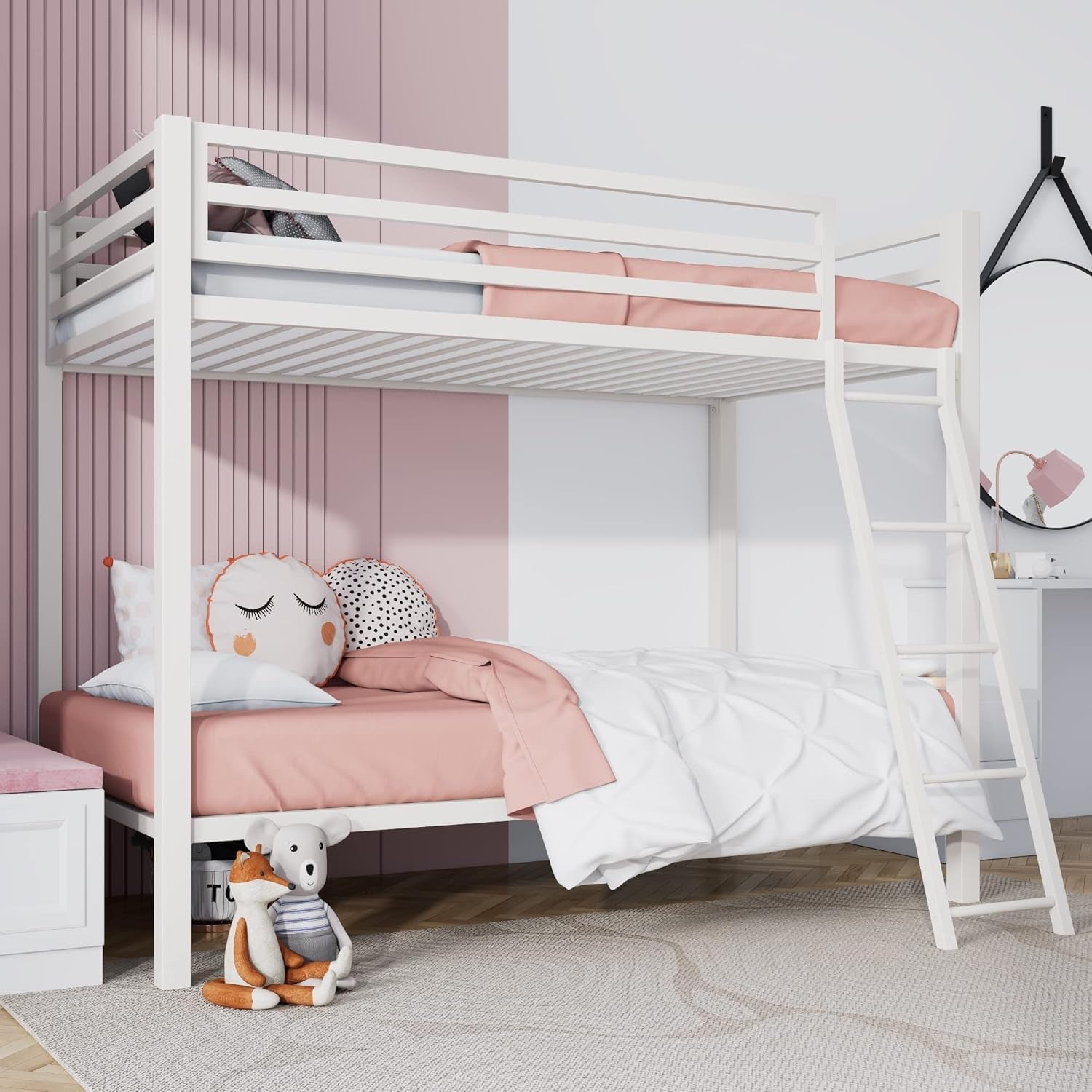 bunk-bed-twin-over-twin-size-with-ladder-and-guardrail-white