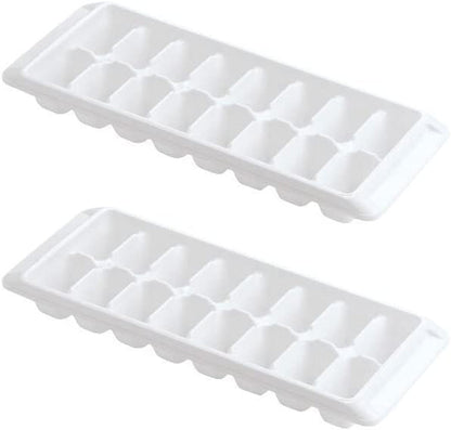 Ice Tray Easy Release White Ice Cube Trays, 16 Cube (Pack of 2) (2867-WHT-2)1