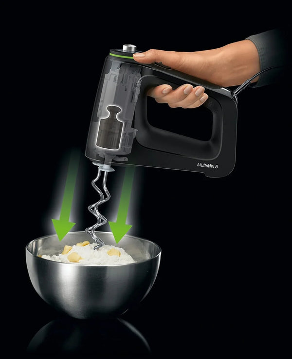 Braun Multimix 5 Hand Mixer, 350W Electric Mixer with Smartmix Technology, 9-Speed + Turbo, Multiwhisk & Dough Hooks, Lightweight Soft-Grip Design, Black7