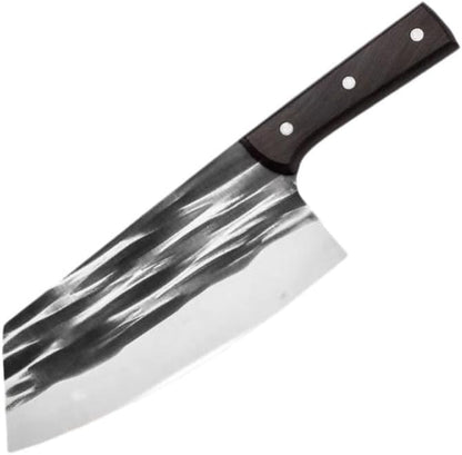 Meat Cleaver, 7 Inch Cleaver Knife Chef Slicing Meat Chop Vegetables Kitchen Knives Hand Forged Blade Wood Handle Utility Knife Cooking Tools1