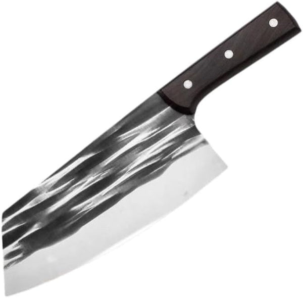 Meat Cleaver, 7 Inch Cleaver Knife Chef Slicing Meat Chop Vegetables Kitchen Knives Hand Forged Blade Wood Handle Utility Knife Cooking Tools1