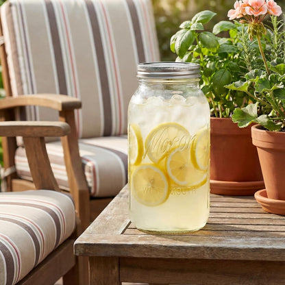 3 Pack 64Oz Wide Mouth Mason Jars,Half Gallon Mason Jar for Pickling, Canning, Fermenting and Food Storage, Microwave & Dishwasher Safe4