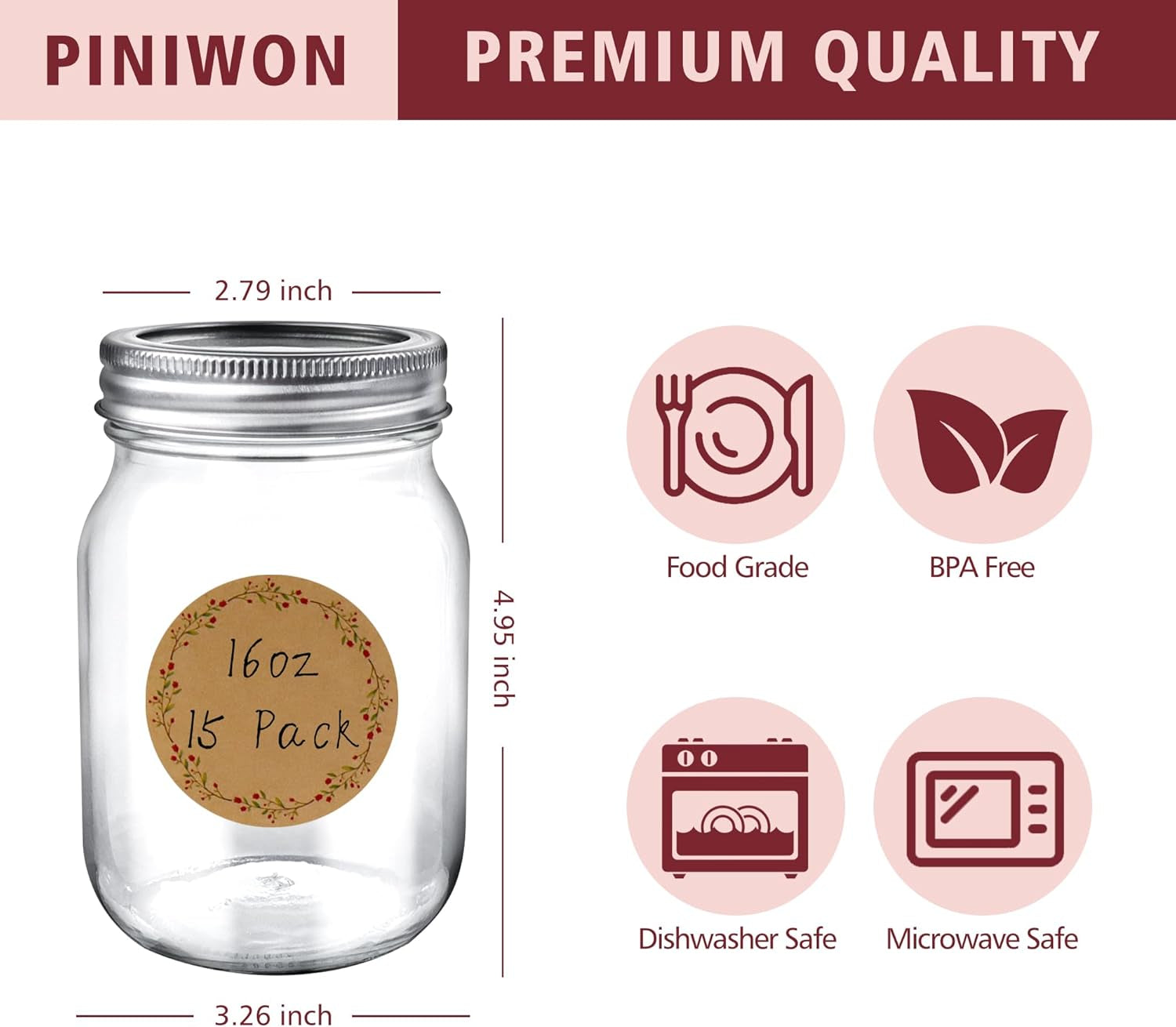 mason-jars-16-oz-with-lids-and-bands-15-pack-pint-canning-jars-regular-mouth-clear-glass-jars-for-canning-pickling-food-storage-diy-projects
