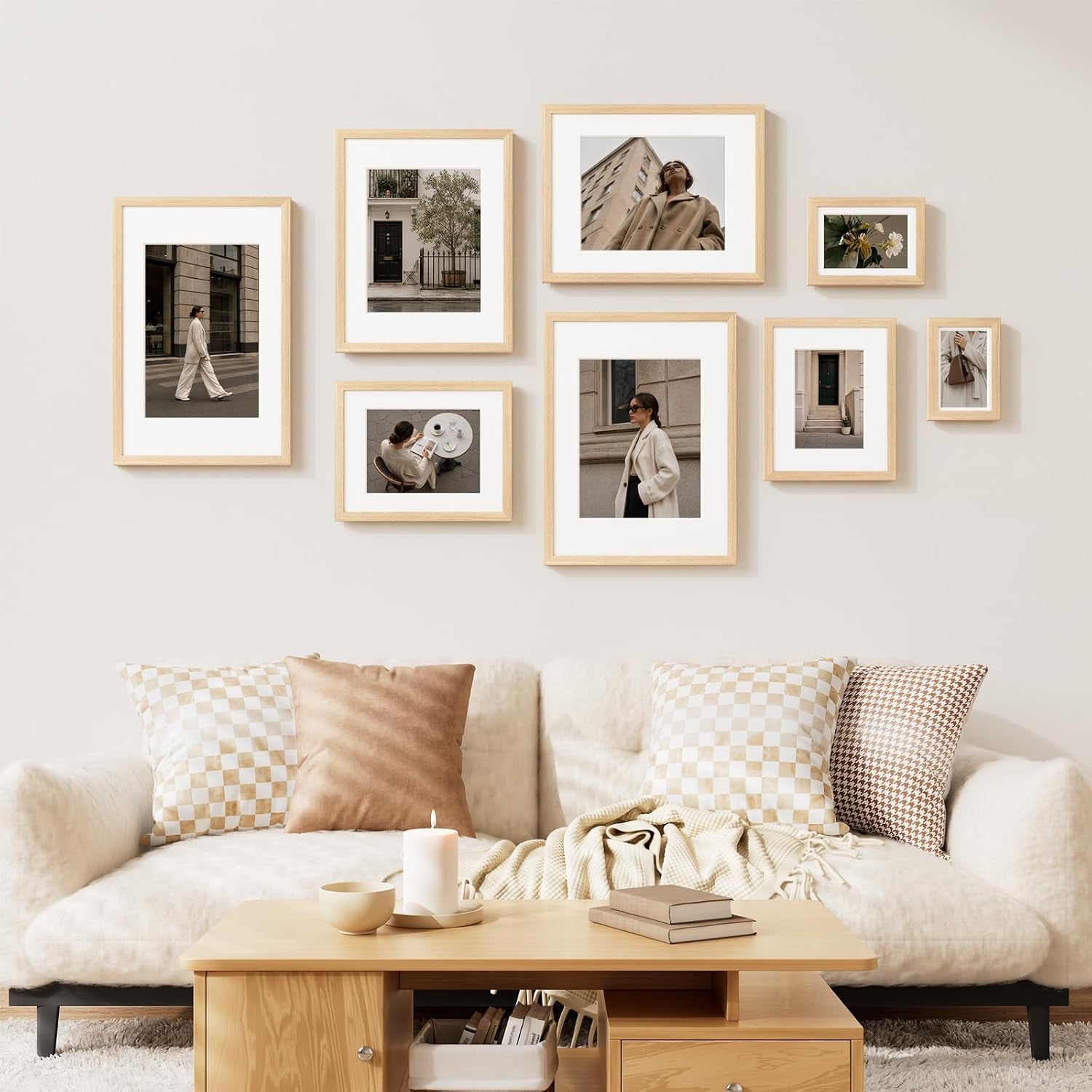 solid-wood-8x10-picture-frame-with-mat-natural-4-pack