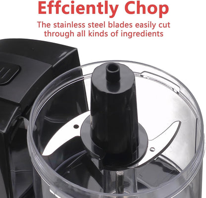 Mini Food Processor 1.5 Cup Electric Food Chopper | Vegetable Chopper for Onions Garlic Meat Food, Chopper Container for Dicing, Mincing & Puree, Dishwasher Safe Compact Size7