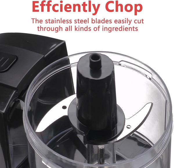 Mini Food Processor 1.5 Cup Electric Food Chopper | Vegetable Chopper for Onions Garlic Meat Food, Chopper Container for Dicing, Mincing & Puree, Dishwasher Safe Compact Size7