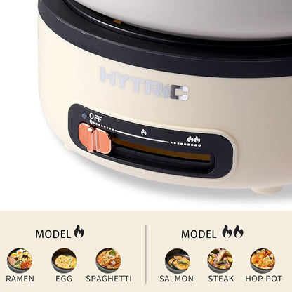 2L Electric Pot, Portable Hot Pot Electric with Foldable Handle | Non-Stick Pot, Dual Power, Ramen Cooker for Oatmeal, Steak & Pasta, Overheat & Boil-Dry Protection, Portable for Camp & Dorm4
