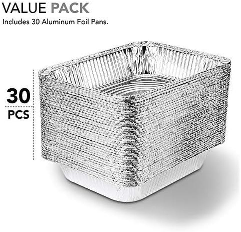 aluminum-pans-9x13-disposable-foil-pans-30-pack-half-size-steam-table-deep-trays-tin-foil-pans-great-for-cooking-heating-storing-prepping-food