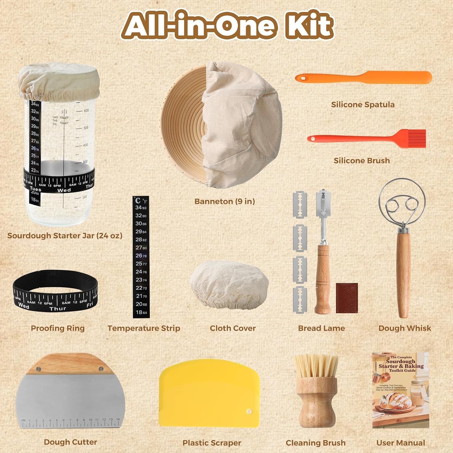 complete-bread-proofing-basket-kit-all-in-one-set-with-banneton9-in-sourdough-starter-jar-kit-bread-lame-dough-scraper-whisk-cutter-tools