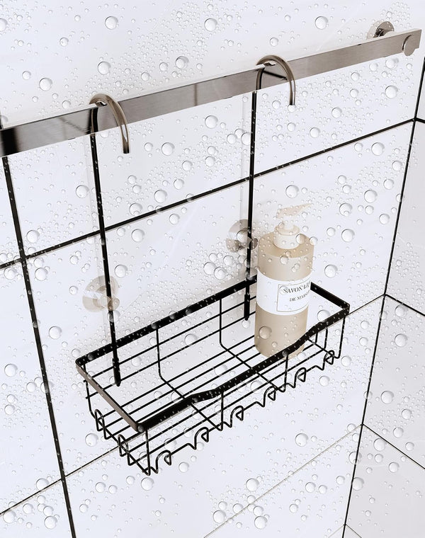 Hanging Shower Rack, Black5