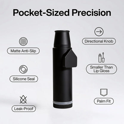 Metal Ieak-Proof Bottle (2Nd Generation Upgrade Version) (Black）Portable Pepper Shaker (3 Pack)4