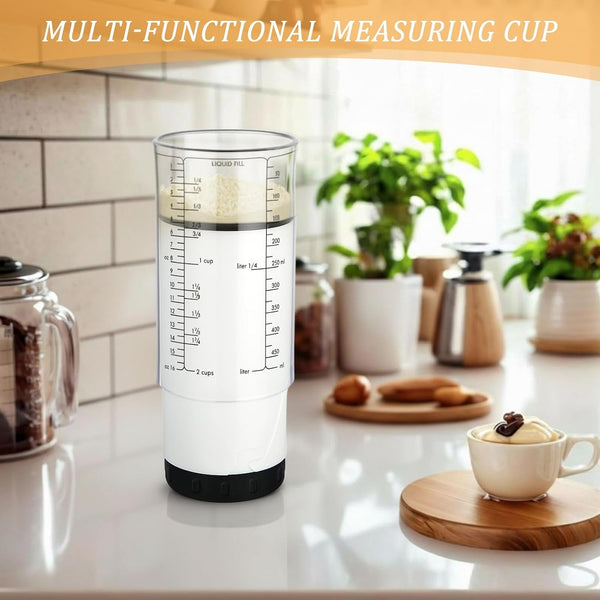 6 Pcs Adjustable Push up Measuring Cup Set 1 Measure Cup 5 Measure Spoon5