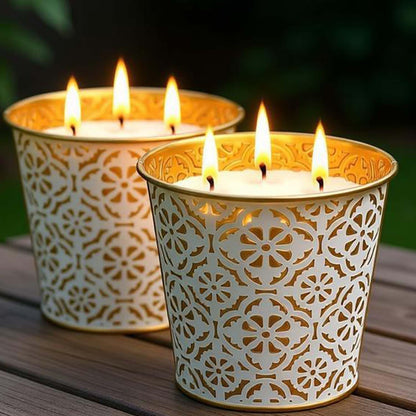 Citronella Candles Outdoor, 28Oz Large Citronella Candles - 180 Hours Burn Time, 3-Wicks Outdoor Candle for Patio, Garden, Camping, Yard, Balcony, Summer Party & Home1