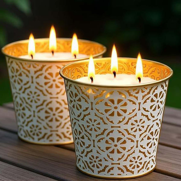 Citronella Candles Outdoor, 28Oz Large Citronella Candles - 180 Hours Burn Time, 3-Wicks Outdoor Candle for Patio, Garden, Camping, Yard, Balcony, Summer Party & Home1