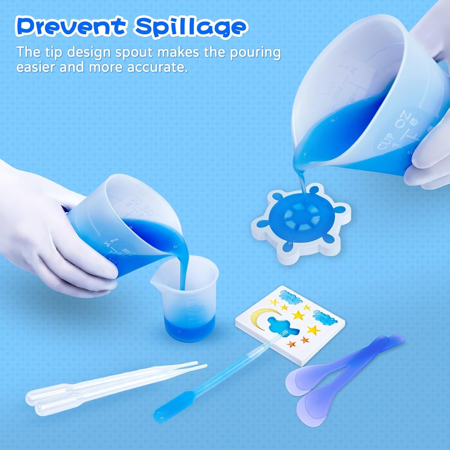 silicone-resin-mixing-measuring-cups-for-resin-supplies-600ml-20oz-bowl-250-100ml-thickened-reusable-silicone-cups-for-epoxy-mixing-with-stir-sticks-and-pipettes-jewelry-making