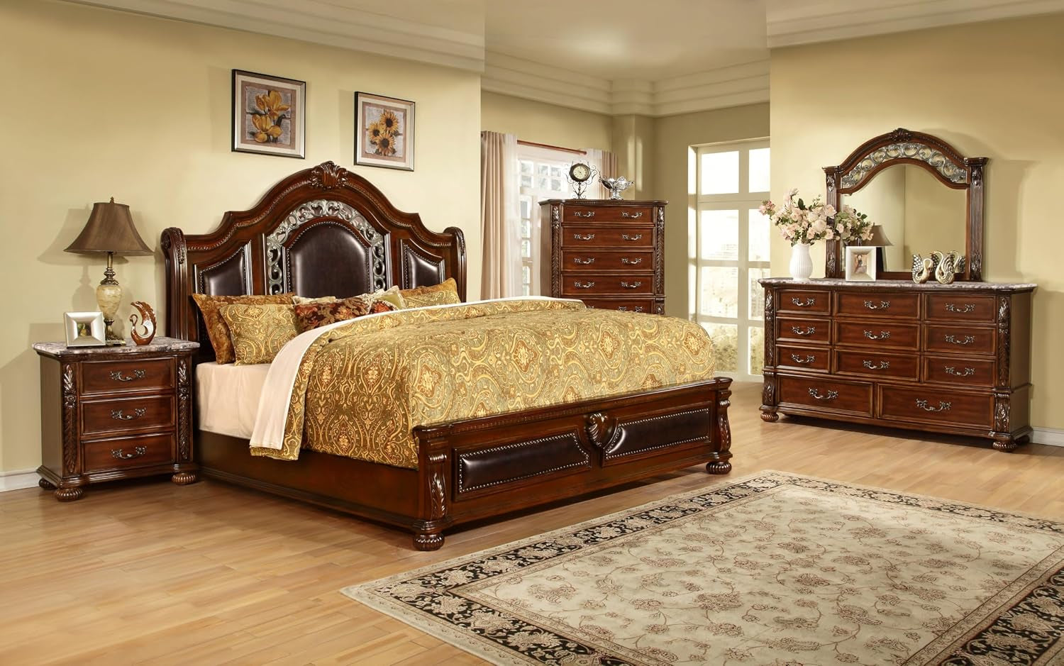 bessy-traditional-wood-bed-frame-cherry-king