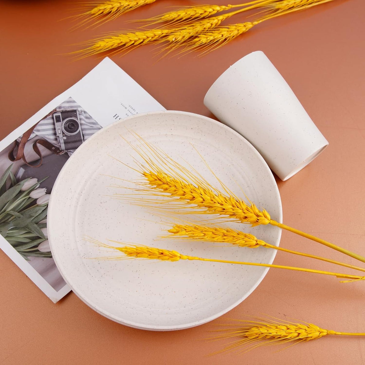 32pcs-beige-wheat-straw-dinnerware-set-for-8-unbreakable-dishes