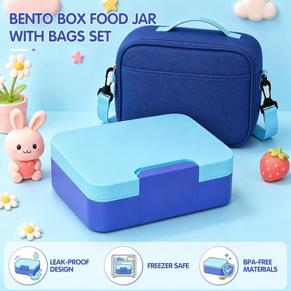 Bento Lunch Box for Kids, 8.5Oz Food Thermo, Insulated Lunch Bags2