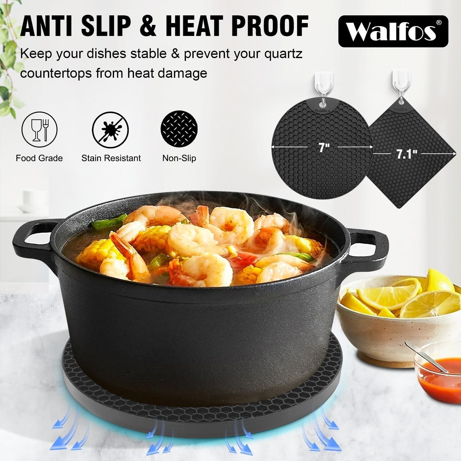silicone-trivet-mats-4-heat-resistant-pot-holders-multipurpose-non-slip-hot-pads-for-kitchen-potholders-hot-dishers-jar-opener-spoon-holder-food-grade-silicone-bpa-free-black
