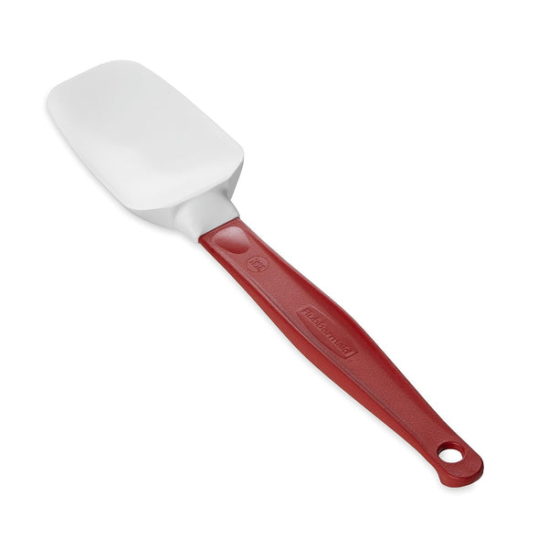 Rubbermaid Commercial Products High Heat Resistant Silicone Heavy Duty Spatula/Food Scraper 9.5" 500 Degrees F Red Handle for Baking/Cooking/Mixing Commercial Dishwasher Safe1