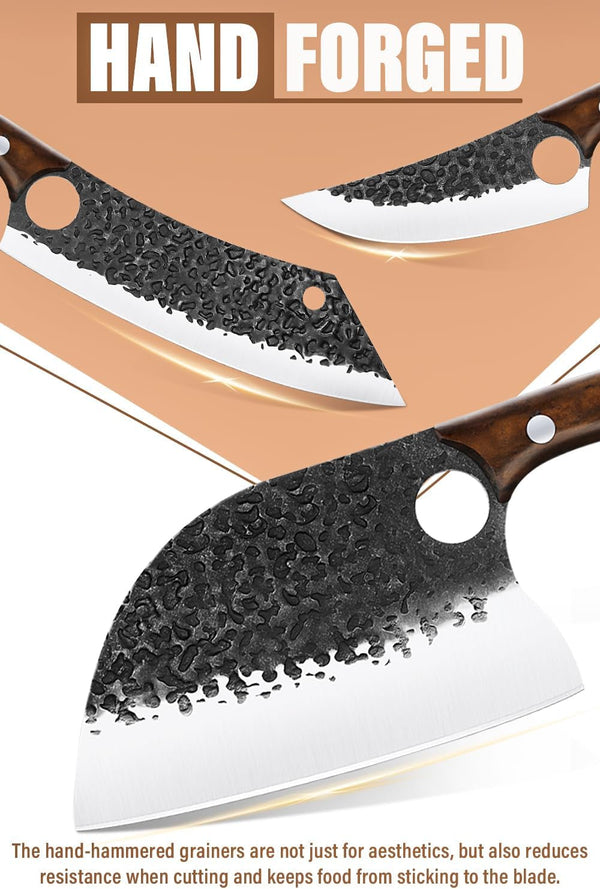 Butcher Knife Set - 9 Pcs Chef Knife Set with Bag2