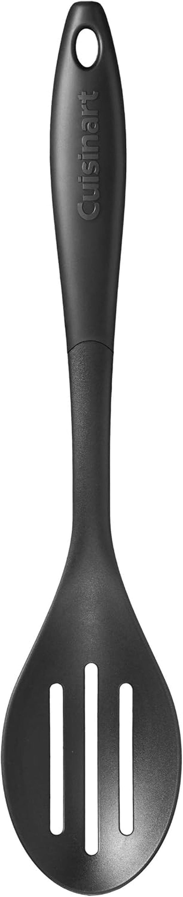 Nylon Kitchen Tool Set, 4-Piece Black – Slotted Turner, Solid Spoon, Slotted Spoon & Ladle, Nonstick-Safe, Heat Resistant to 400F, Dishwasher Safe3