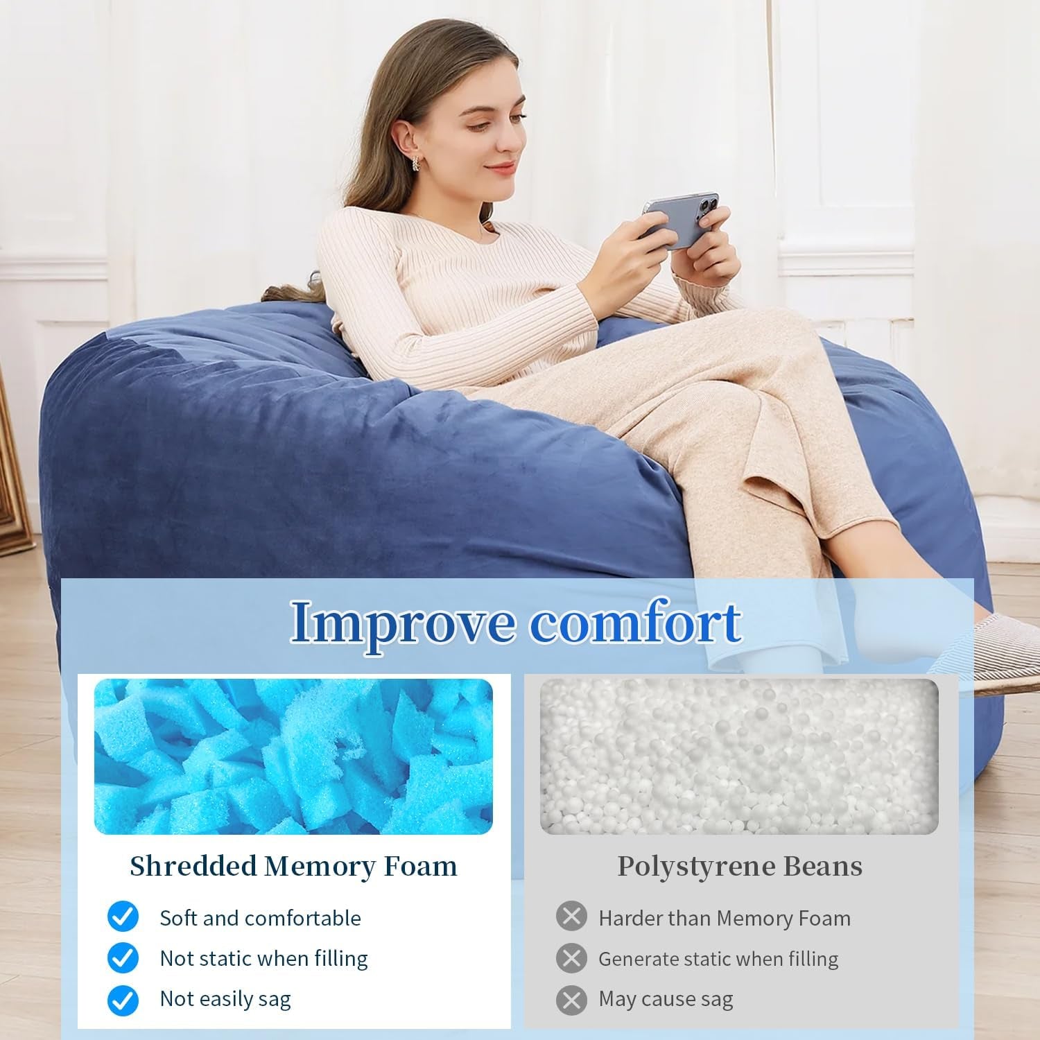 bean-bag-filler-10lbs-shredded-memory-foam-filling-soft-pillow-stuffing-bean-bag-refill-foam-for-couch-cushion-stuffed-animals-dog-bed-arts-crafts-soft-pillow-stuffing-light-supportive-ideal-for-couch-cushions-stuffed-animals-dog-bed-arts-crafts-oeko-certified