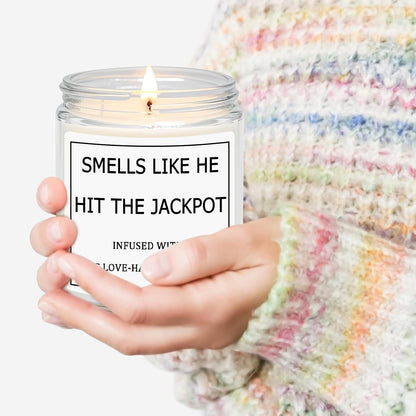 Bridal Shower Gifts for Bride, Bride to Be Engagement Gift for Couples Women, Funny Wedding Lavender Candles4