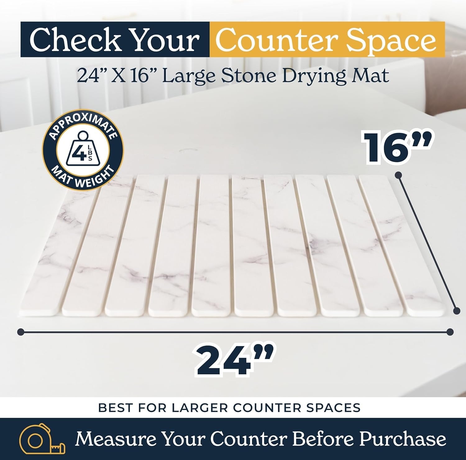 oleex-3-pack-stone-dish-drying-mat-set-includes-1-large-24-x16-2-small-4-x9-for-kitchen-counter-collapsible-diatomaceous-earth-pad-absorbs-water-dries-dishes-fast-non-slip-odor-resistant-mats