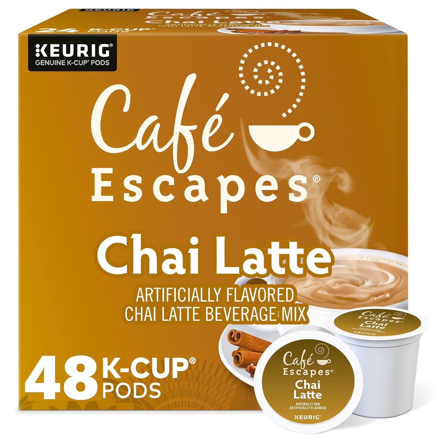 cafe-escapes-chai-latte-tea-beverage-single-serve-keurig-k-cup-pods-48-count-2-boxes-of-24-pods