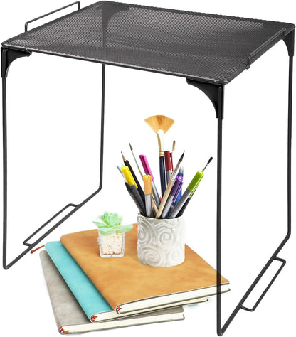 Versatile Metal Mesh Organizer Shelf, Stackable, for Standard Size School Lockers, Also for Gym and Work Lockers, or Even Kitchen Cabinets & under Sink Organization1