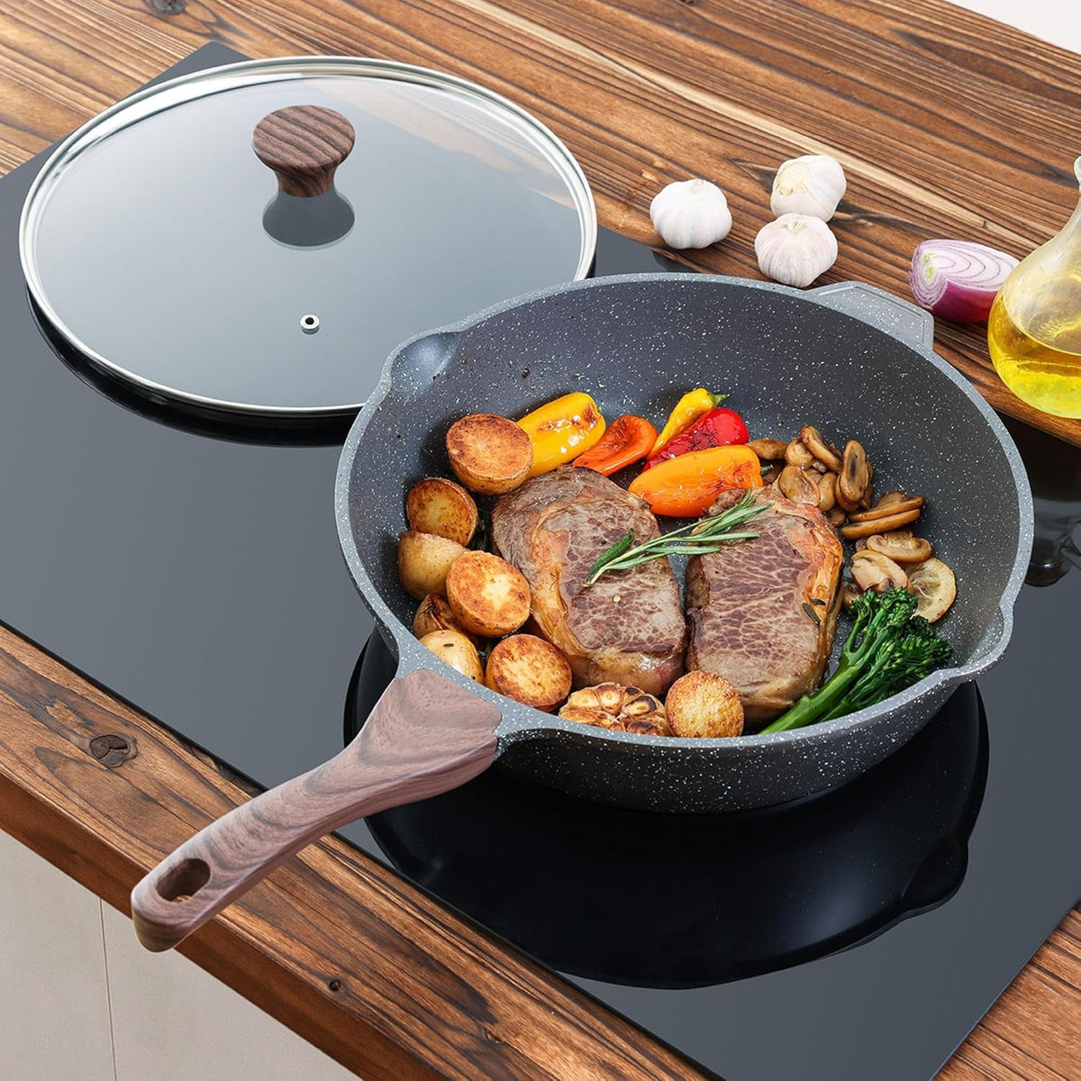 nonstick-deep-frying-pan-skillet-11-inch-saute-pan-with-lid-stay-cool-handle-chef-pan-healthy-stone-cookware-cooking-pan-induction-compatible