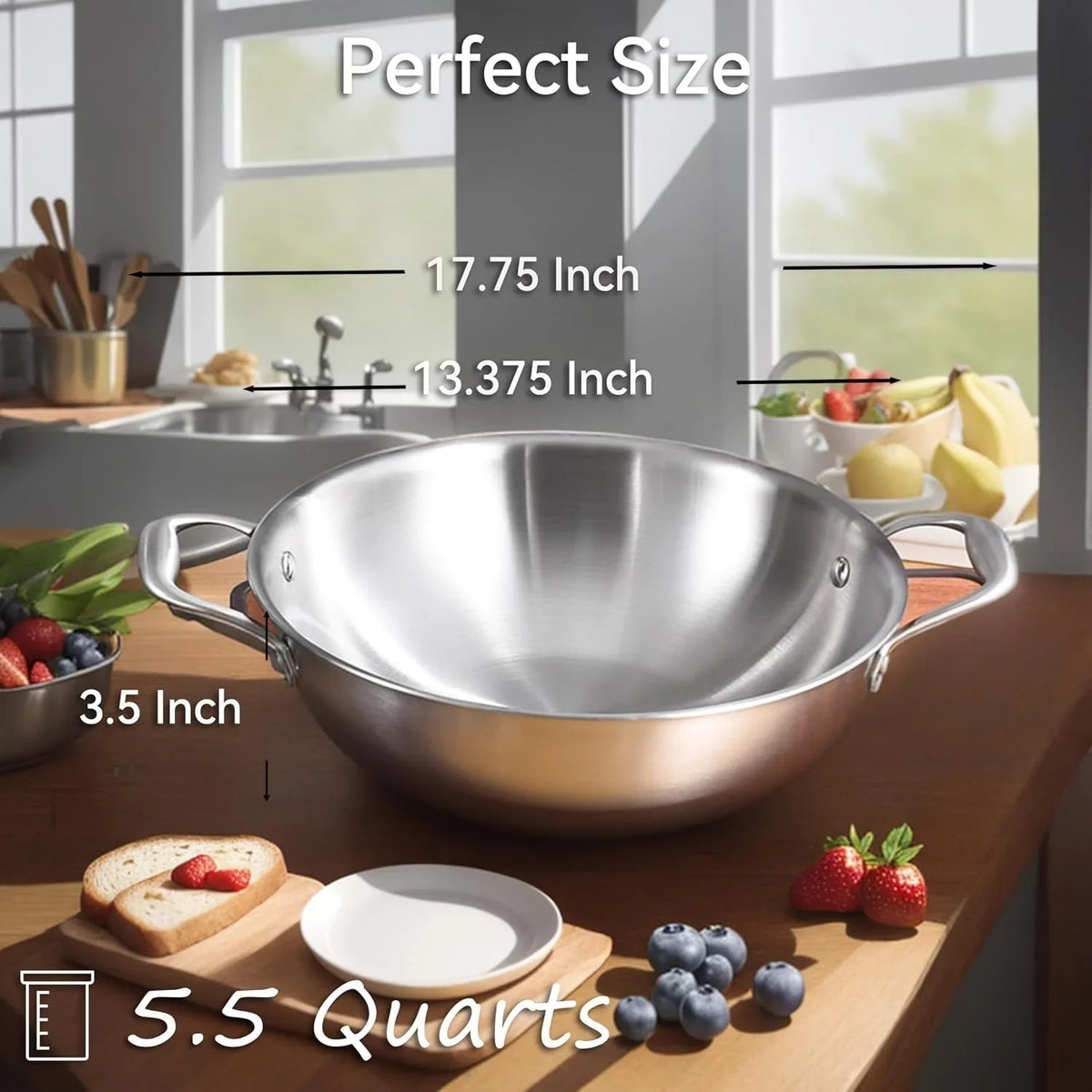 13-inch-stainless-steel-wok-with-lid-5-5-quart-dual-handles-uncoated-tri-ply-stir-fry-pan-everyday-cooking-wok-for-induction-flat-bottom-pfoa-free-4-5-servings