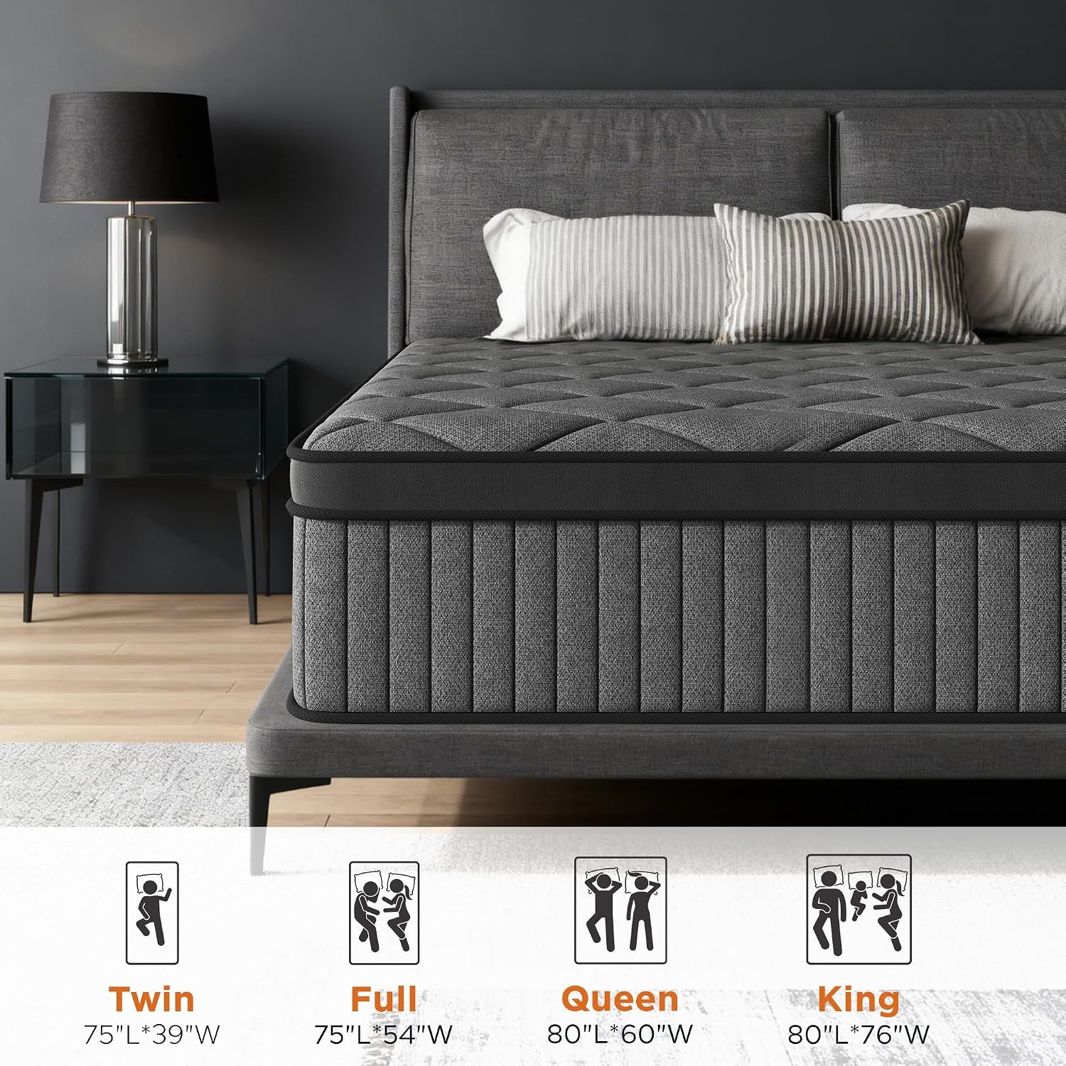 hybrid-twin-mattress-12-inch-for-pressure-relief-medium-firm