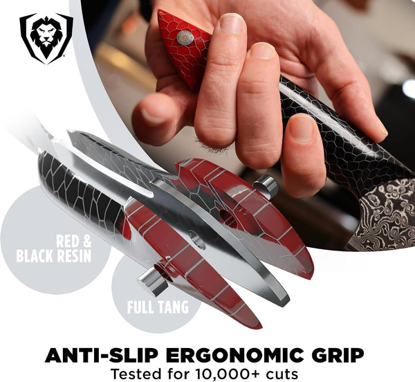 8" Chef Knife - AUS-12V Steel 66+ HRC4
