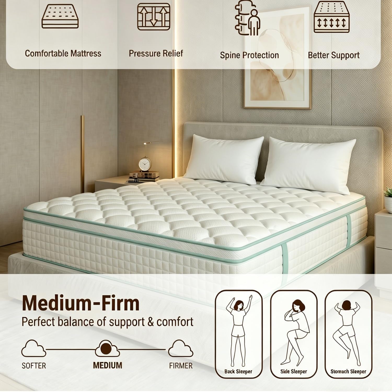 queen-size-mattress-12-inch-hybrid-mattresses-medium-firm-mattress-bed-in-a-box-memory-foam-and-individual-pocket-springs-fiberglass-free-pressure-relief-certipur-us-80-60-12