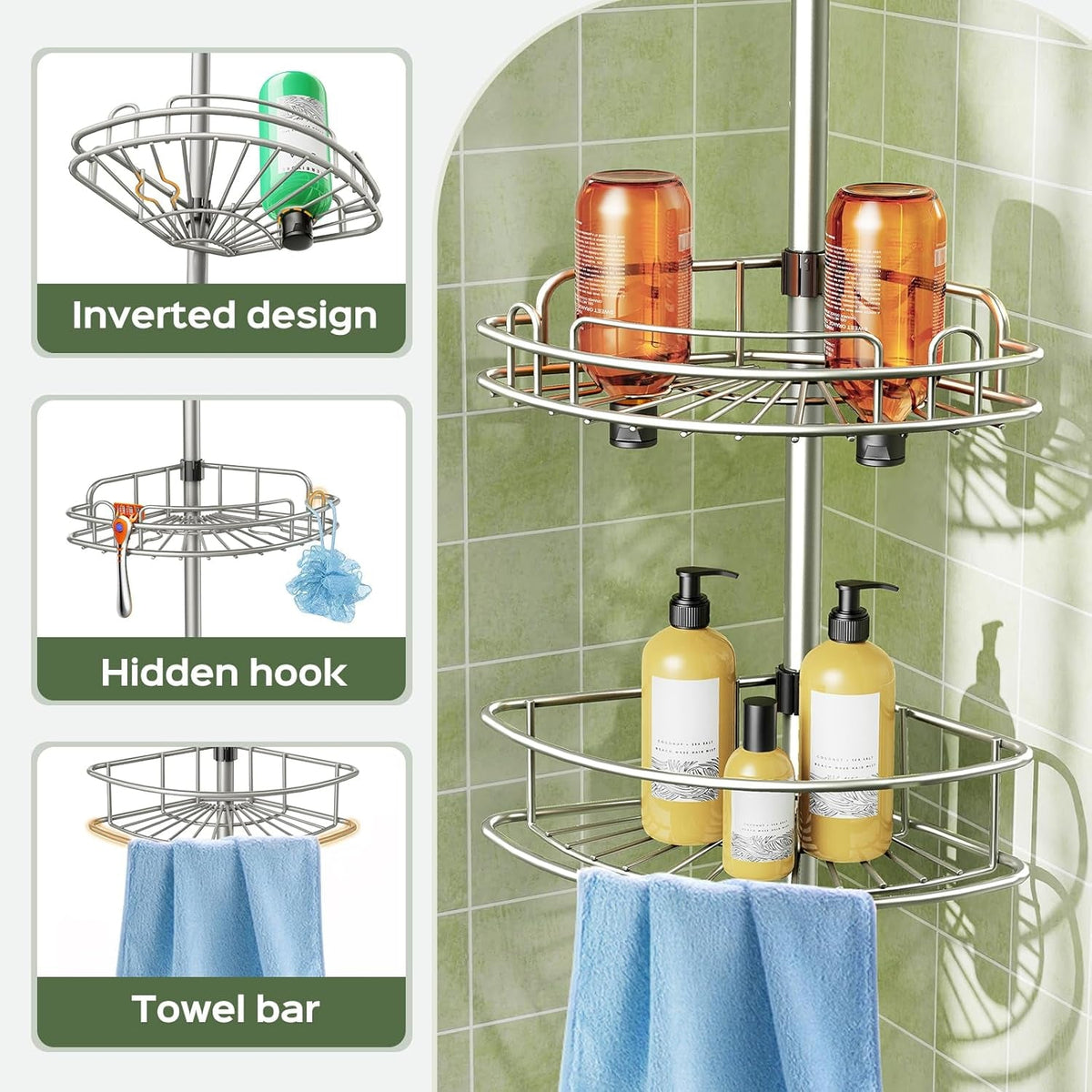 corner-shower-caddy-tension-pole-4-tier-rustproof-shampoo-organizer