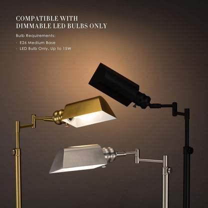 Arcadia Pharmacy Desk Lamp, Antique Brass5