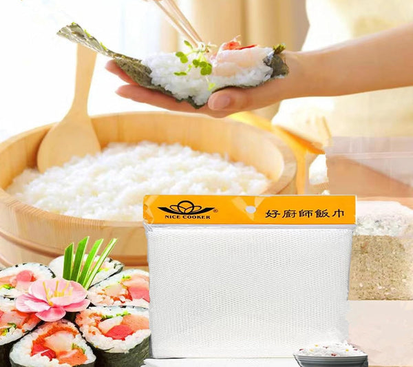 2Pcs Rice Net, 45 X 39 Inch Sushi Rice Cooking Net,Non-Stick Rice Cooker Napkin,Reusable Home or Commercial Rice Net,Fine Mesh Steam Cloth2