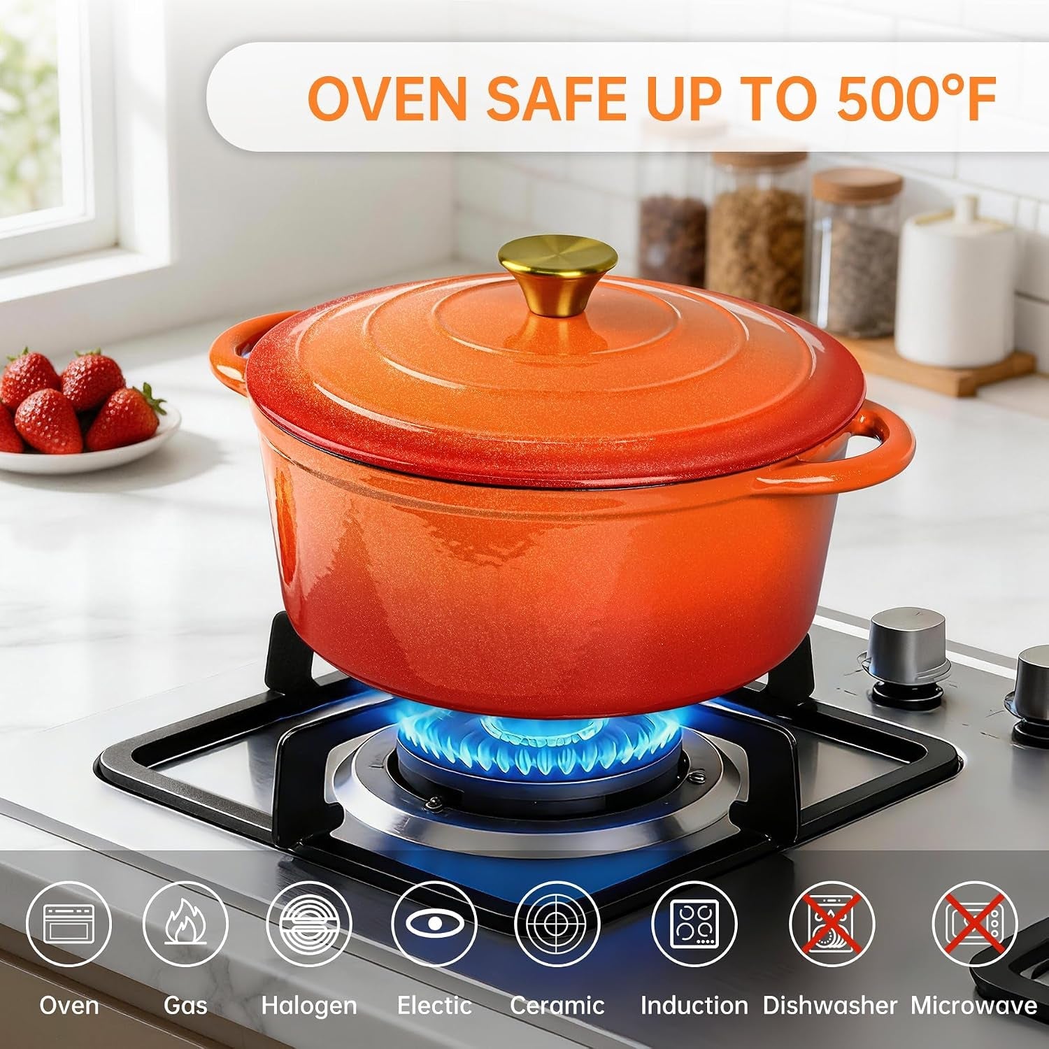 5-qt-enameled-cast-iron-dutch-oven-pot-with-lid-gold-powder-dutch-oven-for-sourdough-bread-baking-braising-stews-roasting-oven-safe-up-to-500-f-orange-kitchen-cookware-with-handls