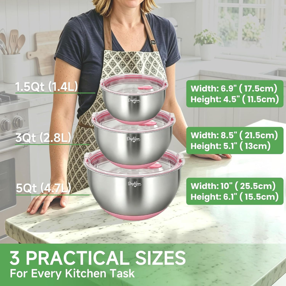 mixing-bowls-with-clear-airtight-lids-3-piece-stainless-steel-set-pink