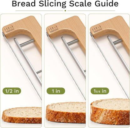 Bread Knife for Homemade Bread - Adjustable Bread Slicer with Quick Adjust3