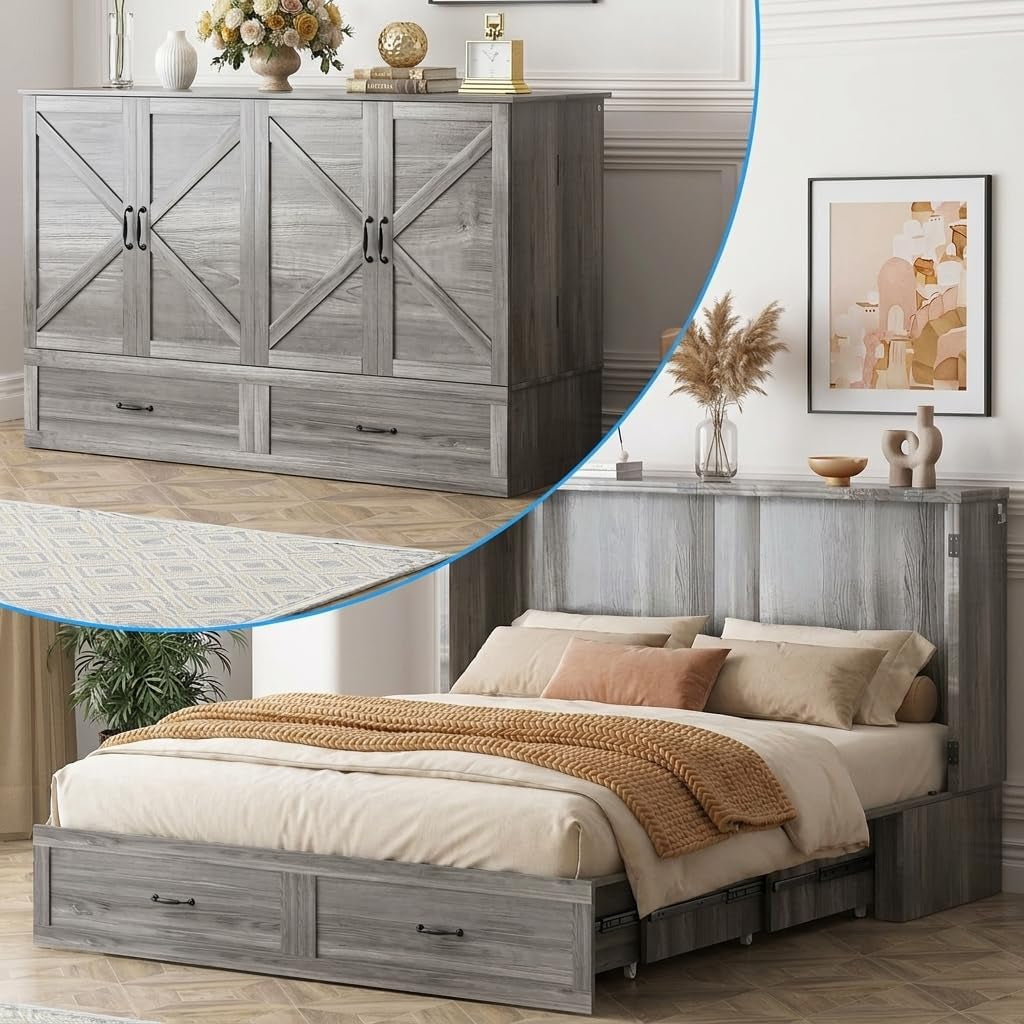 queen-size-murphy-bed-with-mattress-wood-frame-cabinet-beds-with-charging-station-storage-drawers-space-saving-hideaway-cabinet-bed-for-guest-room-home-office-apartment-grey
