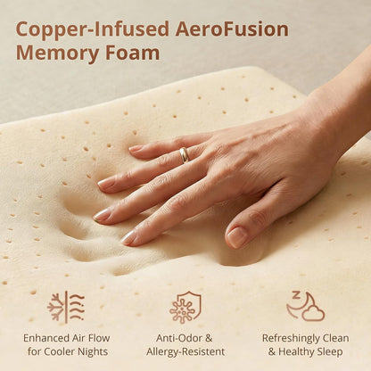 King Size Mattress 12 Inch Cooling Copper Gel Memory Foam, Firm5