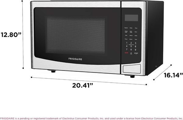 FRIGIDAIRE Microwave Oven, Inverter Technology, Multi Function, Programmable, 1.1 Cu Ft 1000-Watt5
