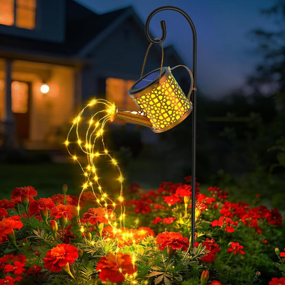 Solar Watering Can Lights Waterproof Outdoor Decorative Garden Decor1