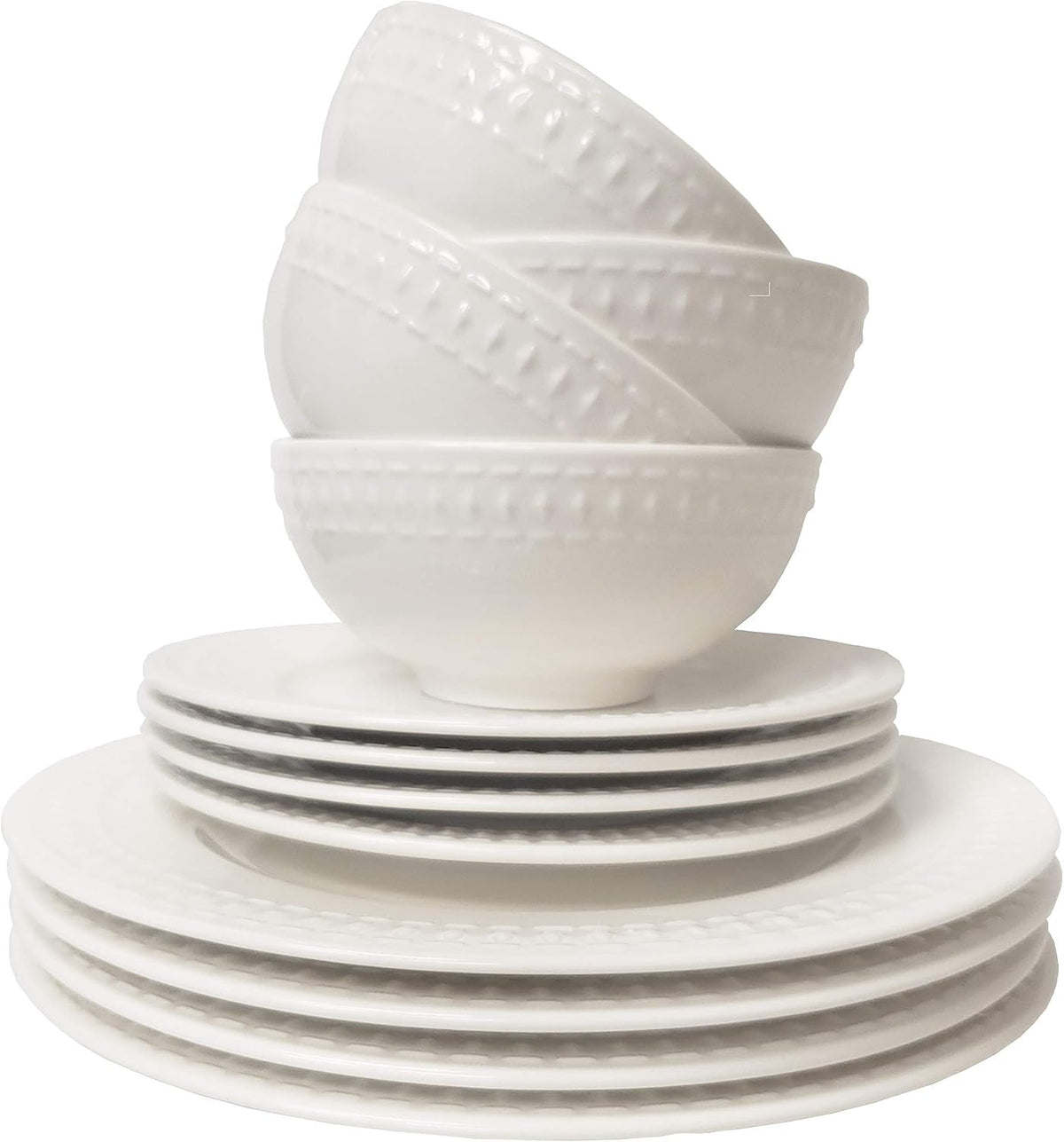 tabletops-gallery-embossed-white-porcelain-round-dinnerware-bloom-12-piece-dinnerware-set