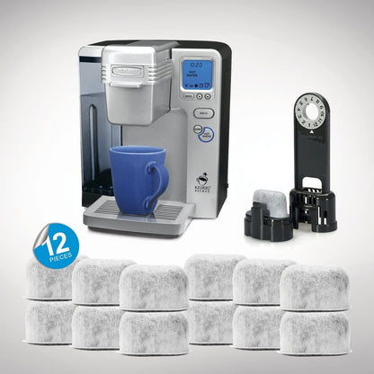 12 Pack Replacement Charcoal Water Filters for All Cuisinart Coffee Machines - Cuisinart Compatible (NOT KEURIG) Filters Fit Both Newer & Older Models Cuisinart Coffee Makers5
