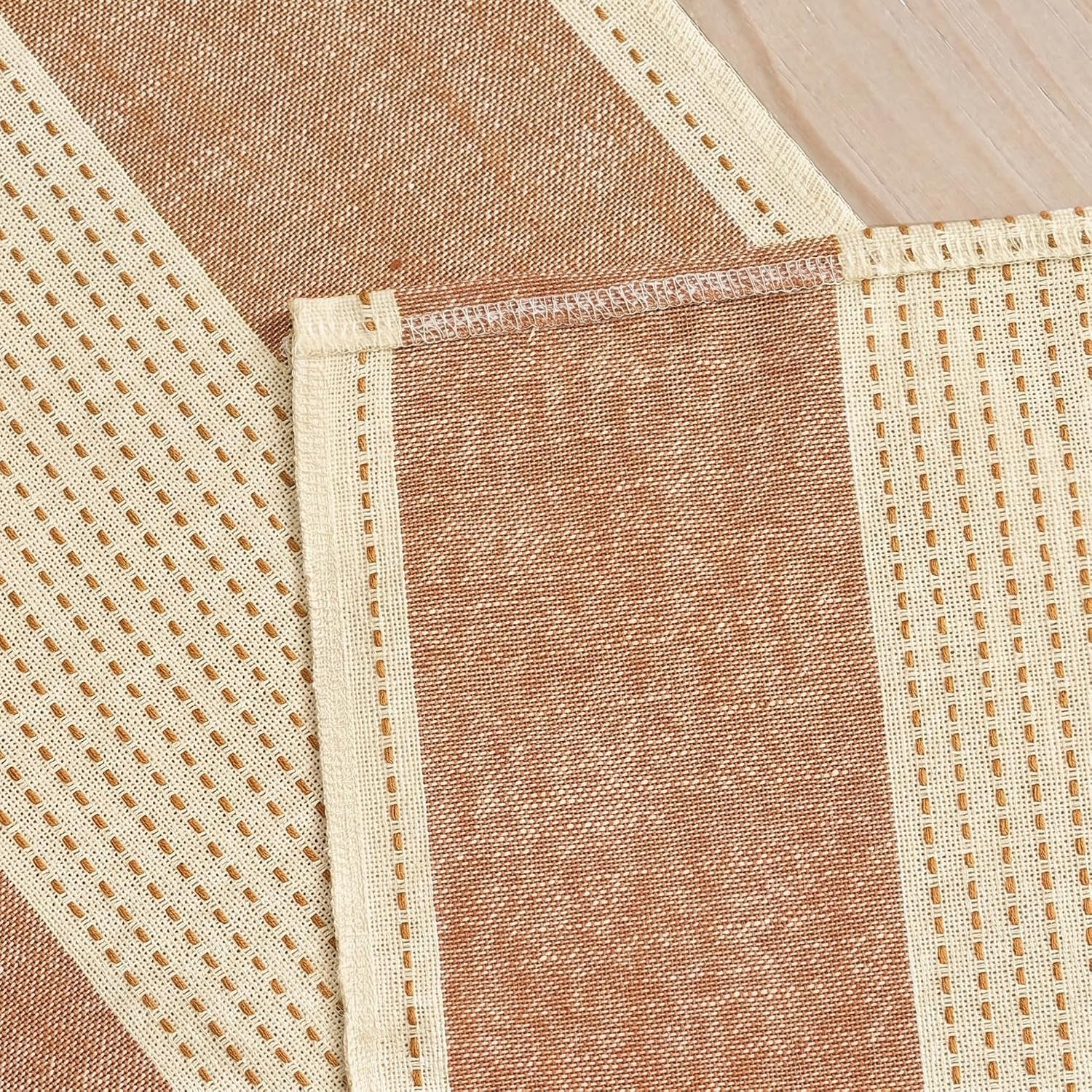 caramel-farmhouse-rustic-fall-table-runner-seasonal-macrame-fabric-kitchen-dining-holiday-wedding-table-decor-for-home-party-13x72-inch